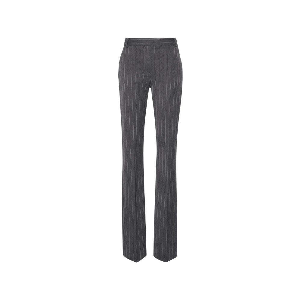 Sportmax Grey Trousers - Straight Trousers Women SPORTMAX