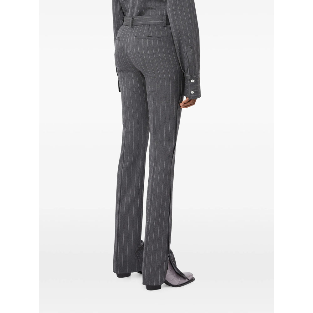 Sportmax Grey Trousers - Straight Trousers Women SPORTMAX