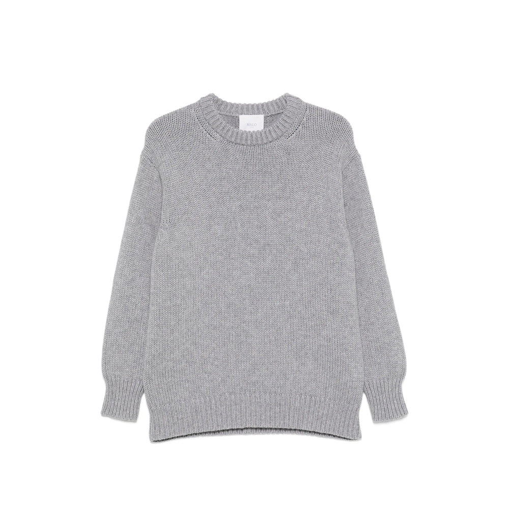 Malo Grey Knitwear - Jumpers Women MALO