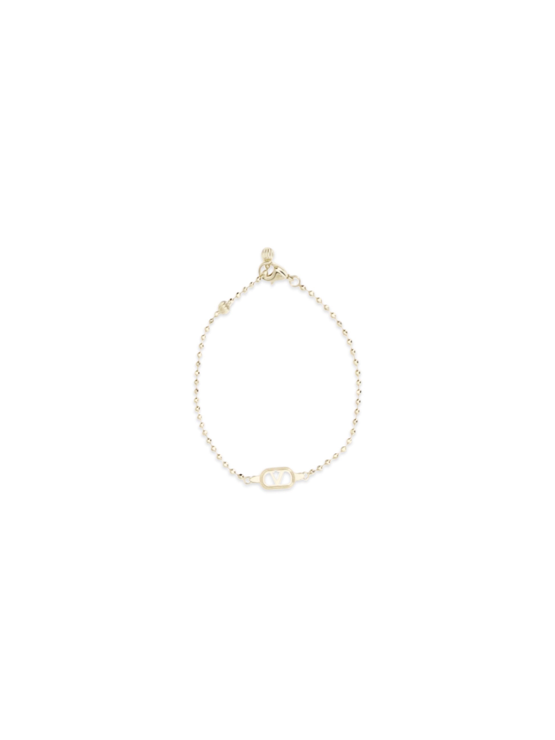 Valentino Garavani Women Ovalette Bracelet In Metal And Swarovski® Crystals VALENTINO GARAVANI