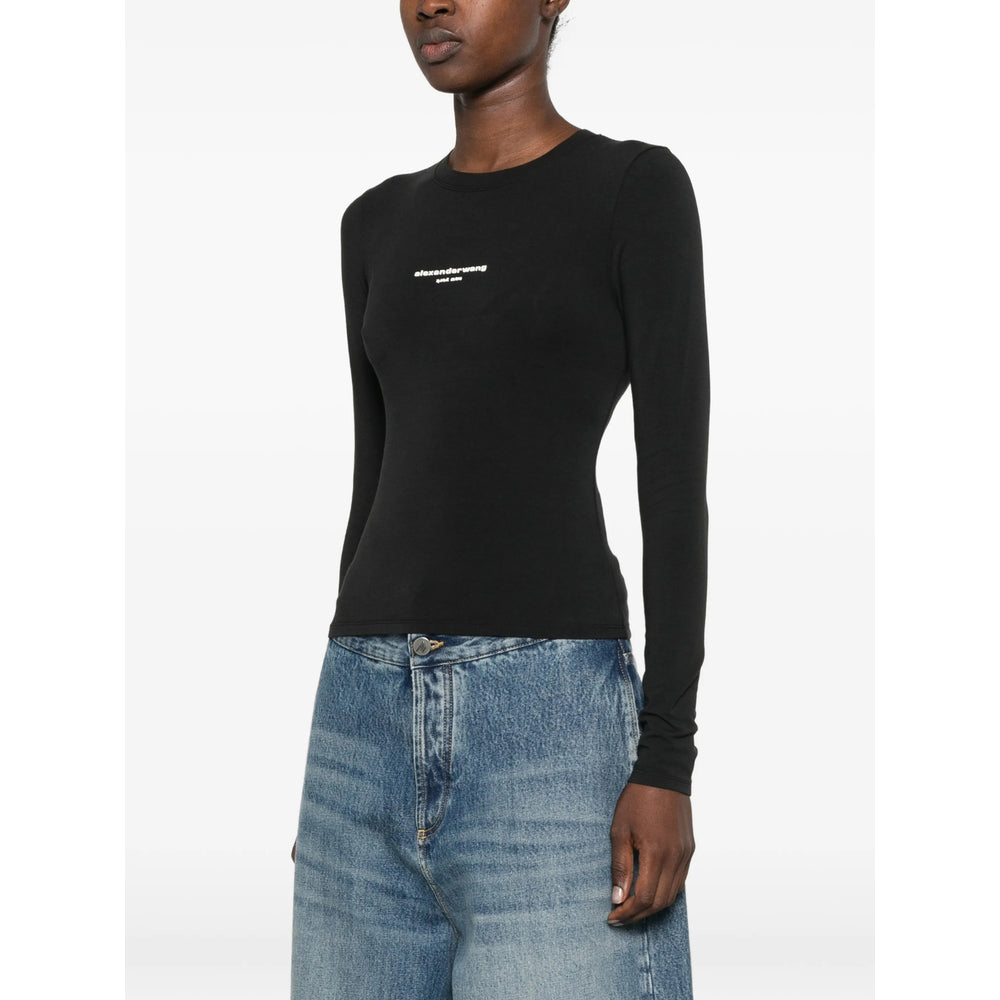 Alexander Wang Black Tops - T-Shirts & Jerseys Women ALEXANDER WANG