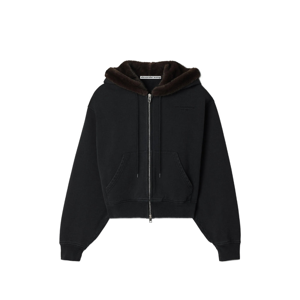 Alexander Wang Black Tops - Hoodies Women ALEXANDER WANG