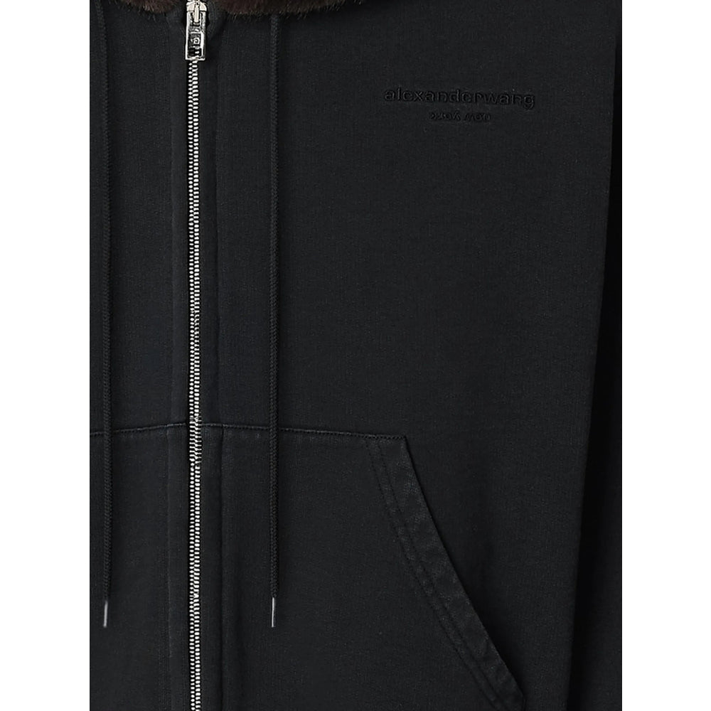 Alexander Wang Black Tops - Hoodies Women ALEXANDER WANG