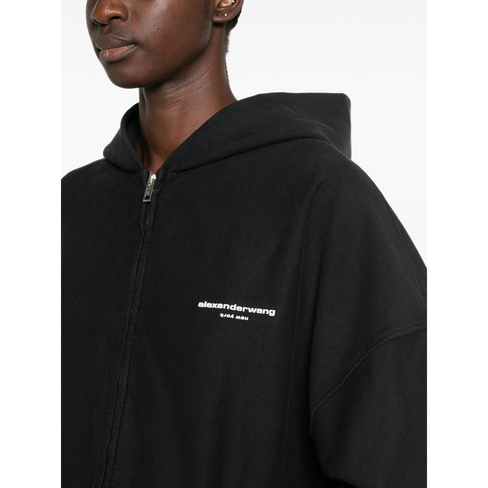 Alexander Wang Black Tops - Hoodies Women ALEXANDER WANG