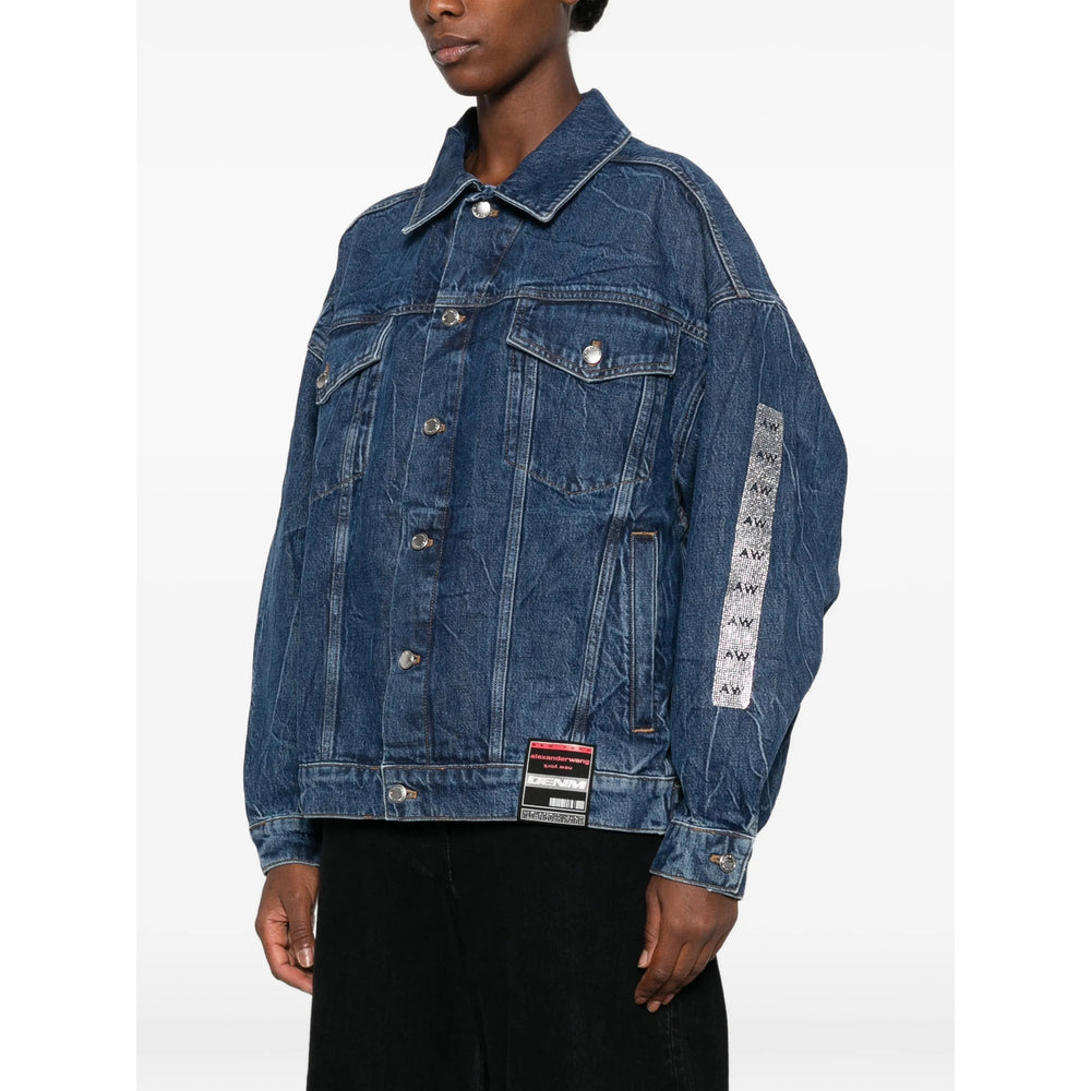 Alexander Wang Blue Jackets - Denim Jackets Women ALEXANDER WANG