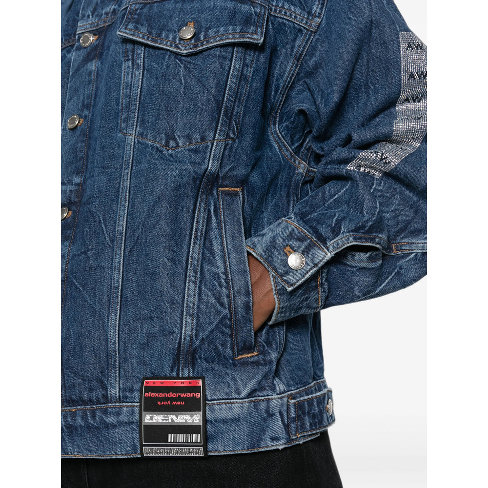 Alexander Wang Blue Jackets - Denim Jackets Women ALEXANDER WANG