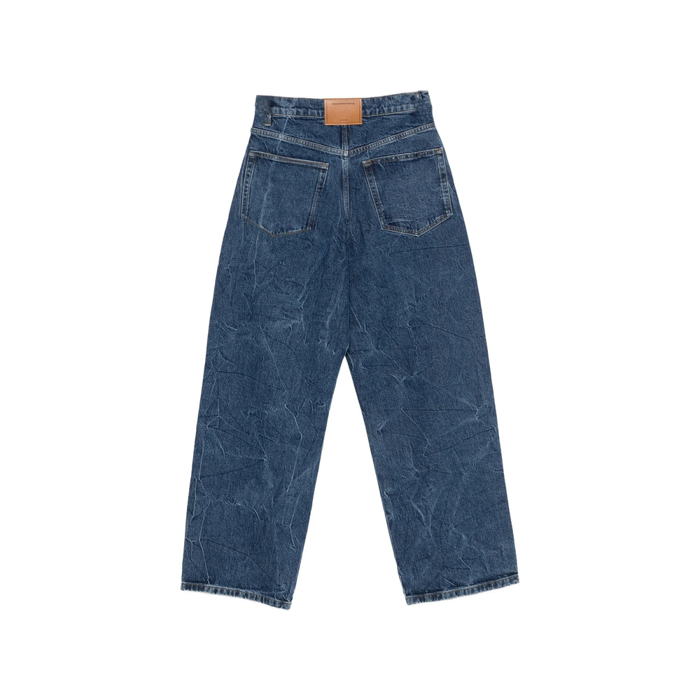 Alexander Wang Blue Denim - Wide-Leg Jeans Women ALEXANDER WANG