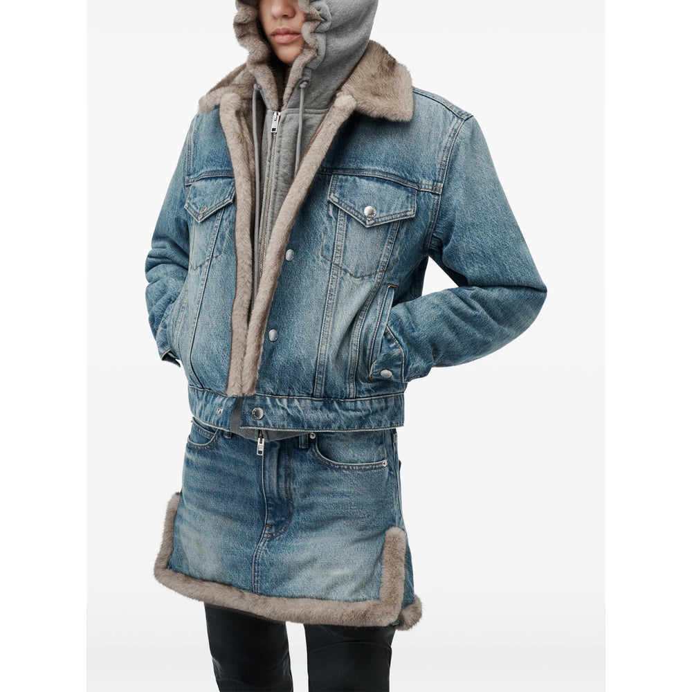 Alexander Wang Blue Jackets - Denim Jackets Women ALEXANDER WANG