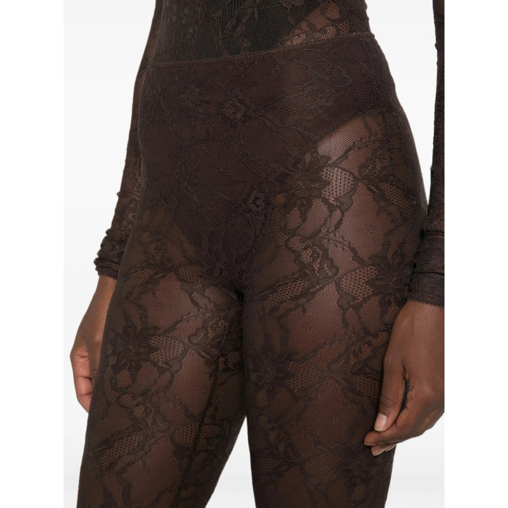 The Andamane Brown Trousers - Leggings Women THE ANDAMANE
