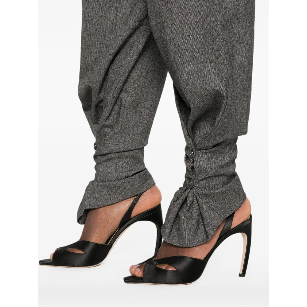 The Andamane Grey Trousers - Tapered Trousers Women THE ANDAMANE