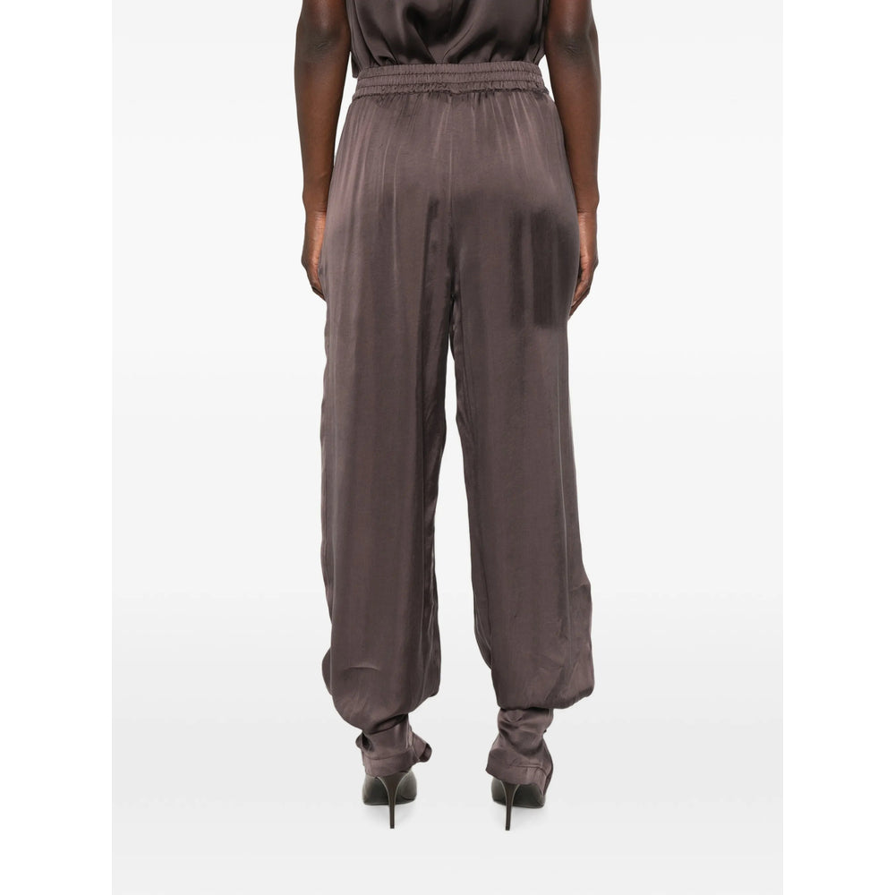 The Andamane Brown Trousers - Track Pants Women