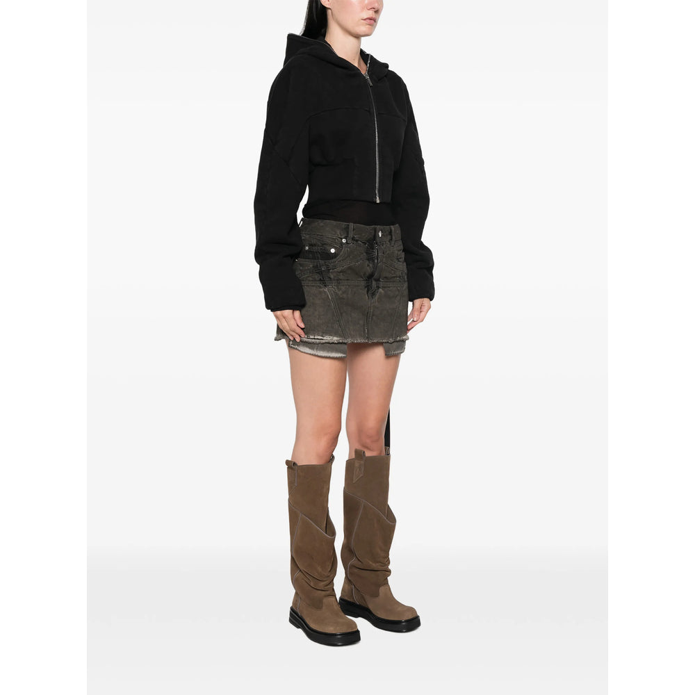 Rick Owens Drkshdw Brown Jackets - Cropped Jackets Women RICK OWENS