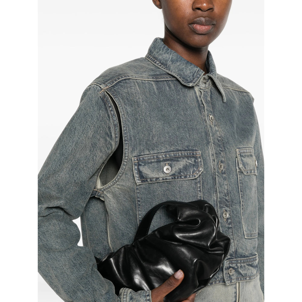 Rick Owens Drkshdw Blue Jackets - Denim Jackets Women RICK OWENS