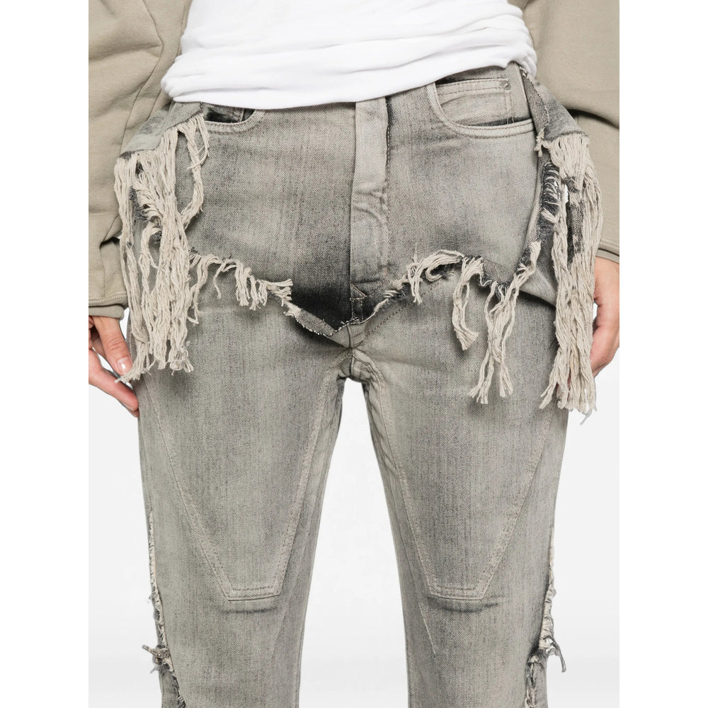 Rick Owens Drkshdw Grey Denim - Bootcut Jeans Women RICK OWENS