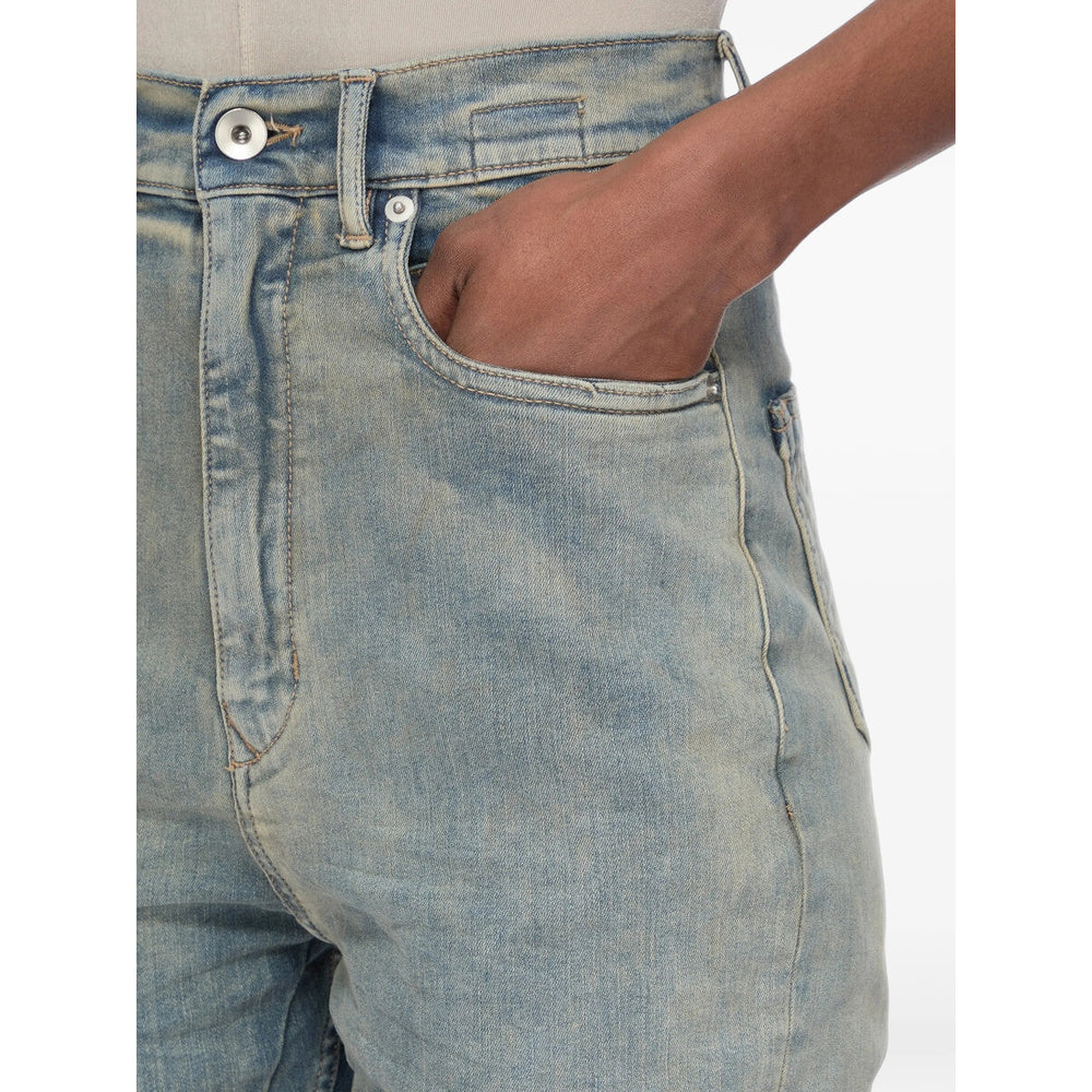Rick Owens Drkshdw Blue Denim - Flared Jeans Women RICK OWENS