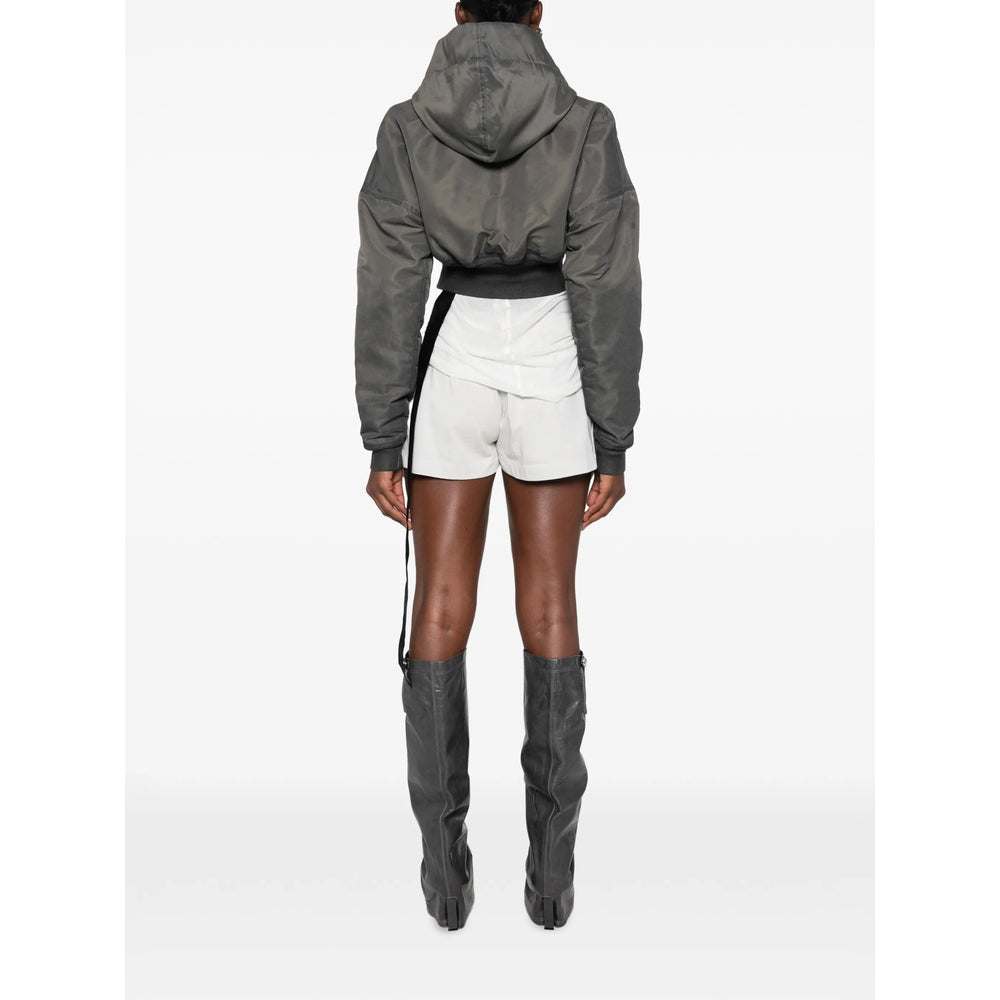 Rick Owens Drkshdw Grey Jackets - Cropped Jackets Women RICK OWENS