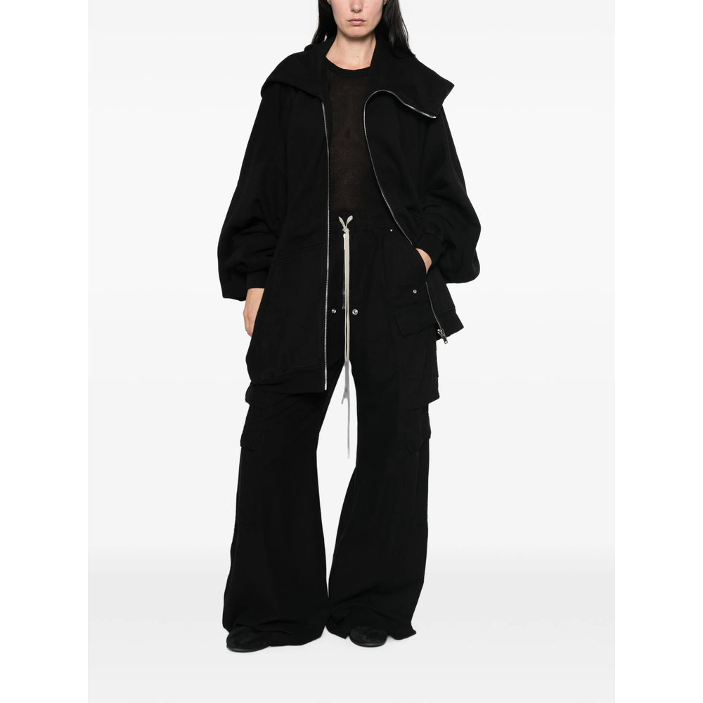 Rick Owens Drkshdw Black Tops - Hoodies Women RICK OWENS