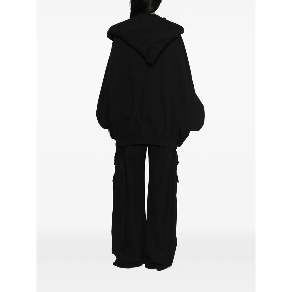 Rick Owens Drkshdw Black Tops - Hoodies Women RICK OWENS