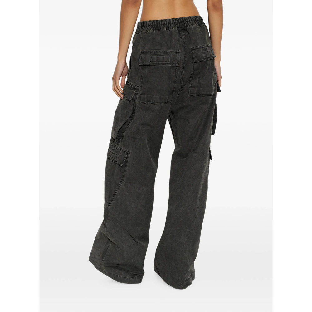 Rick Owens Drkshdw Grey Trousers - Straight Trousers Women RICK OWENS