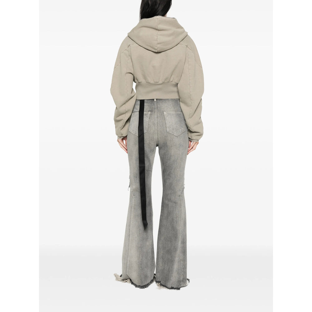 Rick Owens Drkshdw Grey Jackets - Cropped Jackets Women RICK OWENS