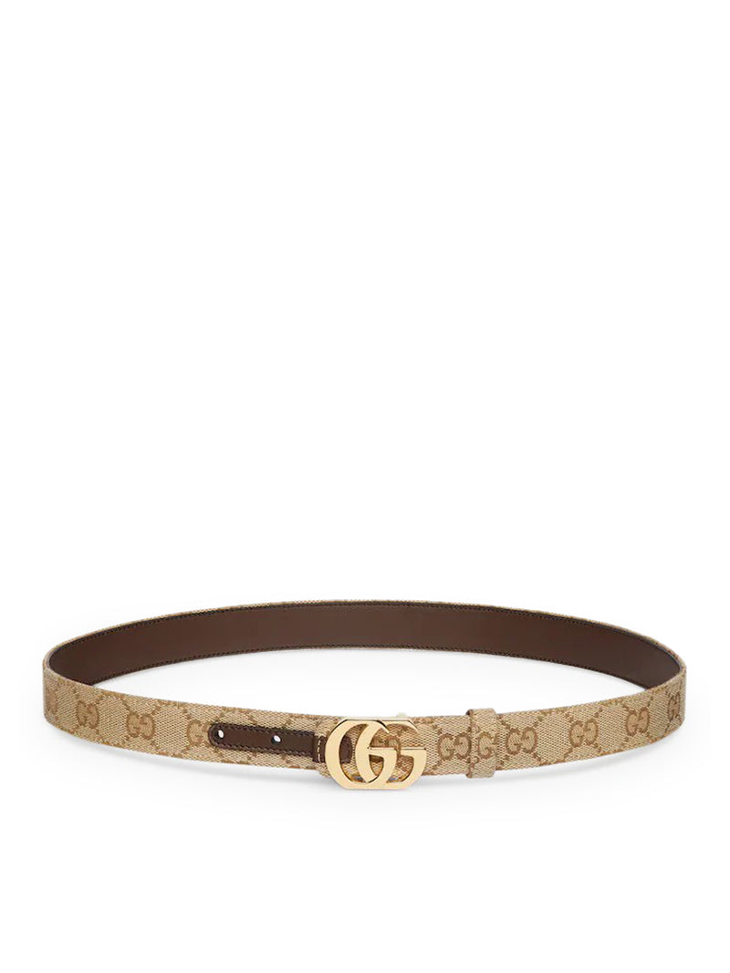 Gucci Women Reversible Cut Gg Marmont Belt GUCCI