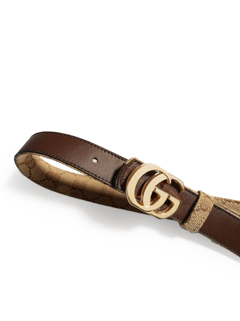 Gucci Women Reversible Cut Gg Marmont Belt GUCCI