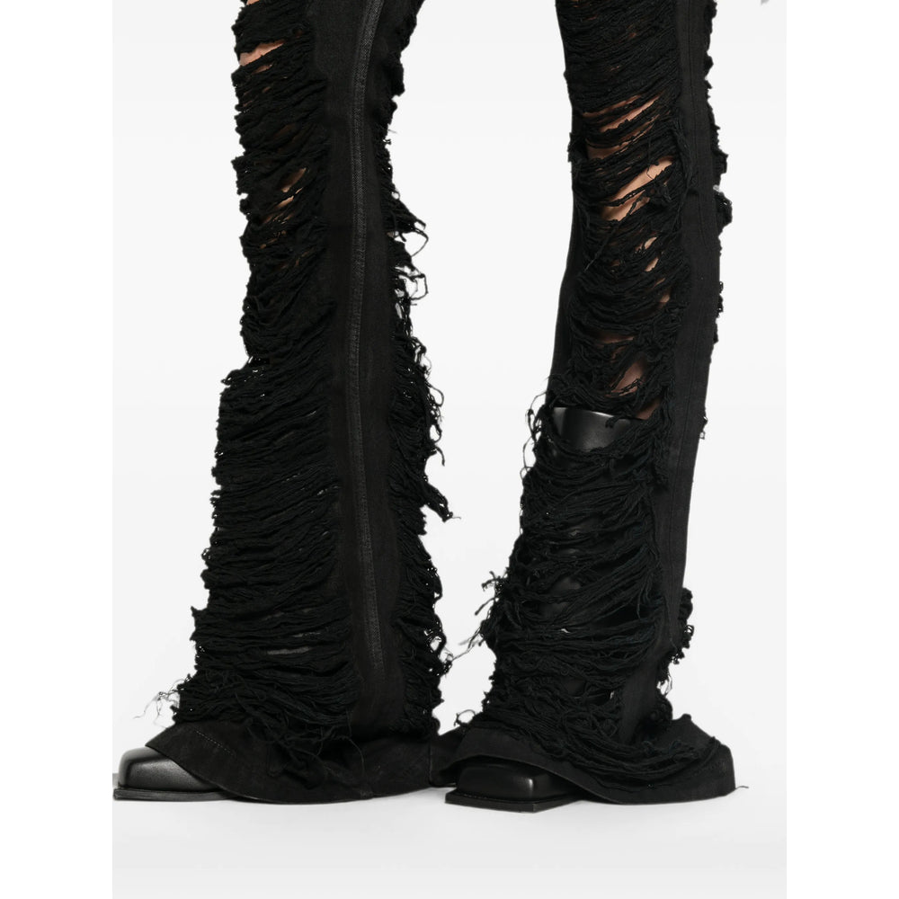 Rick Owens Drkshdw Black Denim - Bootcut Jeans Women RICK OWENS