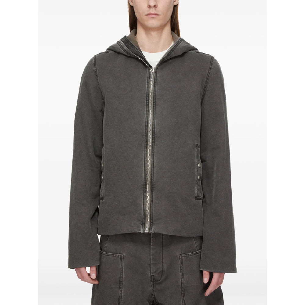 Rick Owens Drkshdw Grey Jackets - Hooded Jackets Men RICK OWENS