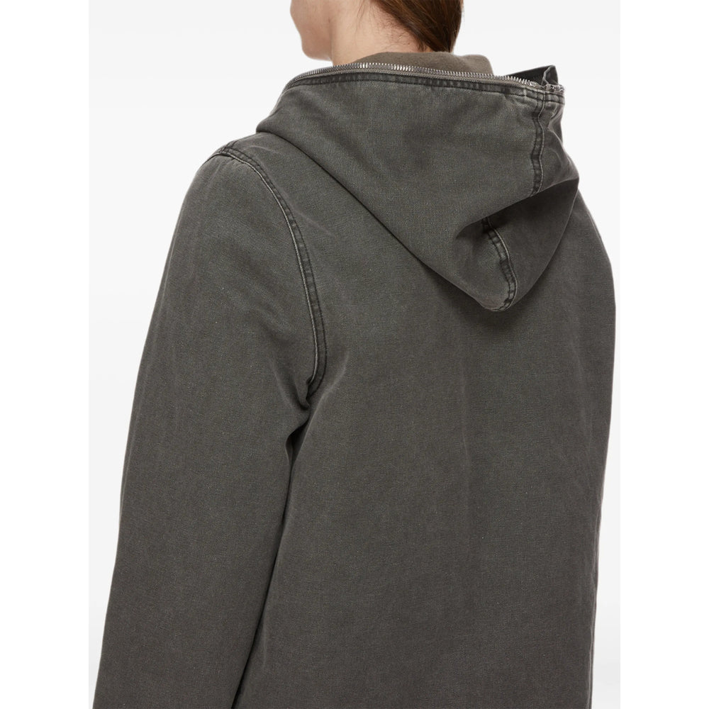 Rick Owens Drkshdw Grey Jackets - Hooded Jackets Men RICK OWENS