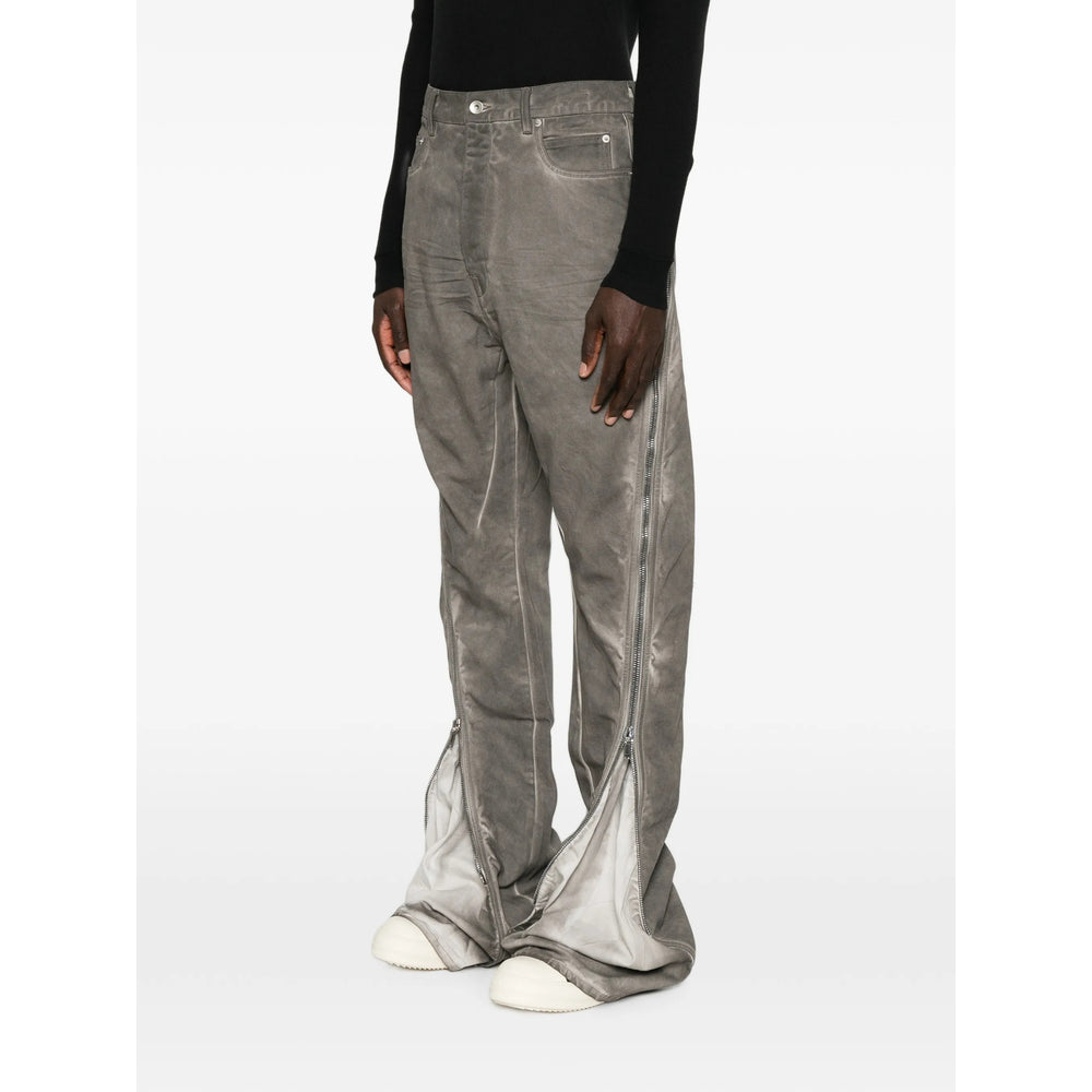 Rick Owens Drkshdw Grey Denim - Wide-Leg Jeans Men RICK OWENS