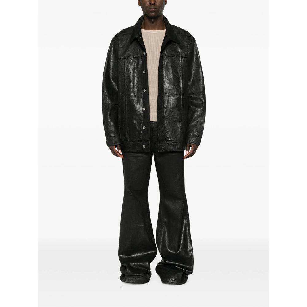 Rick Owens Drkshdw Black Denim - Bootcut Jeans Men RICK OWENS