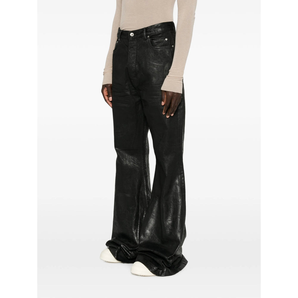 Rick Owens Drkshdw Black Denim - Bootcut Jeans Men RICK OWENS