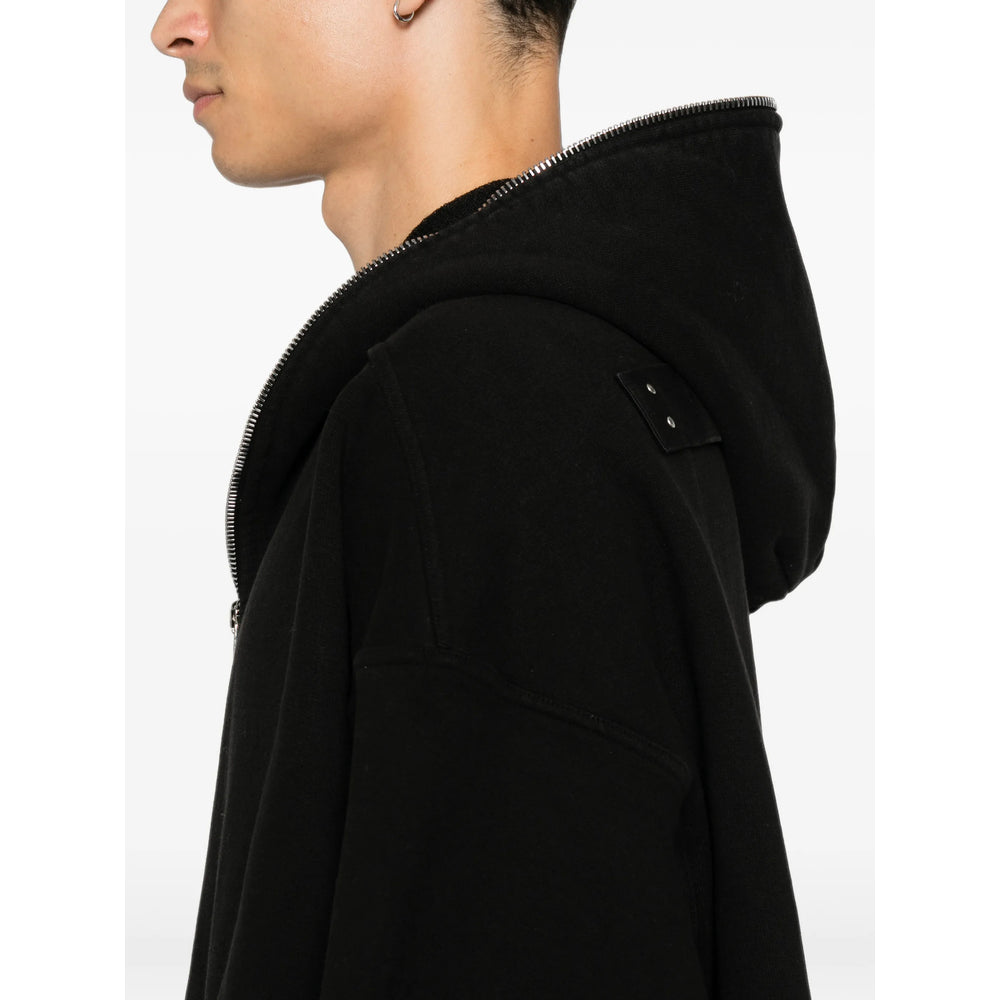 Rick Owens Drkshdw Black Jackets - Hooded Jackets Men RICK OWENS