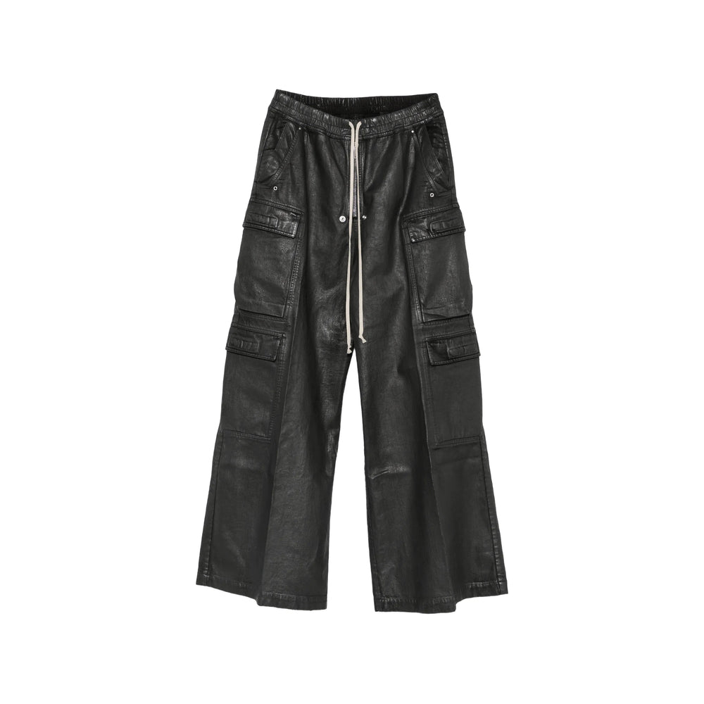 Rick Owens Drkshdw Black Denim - Wide-Leg Jeans Men RICK OWENS