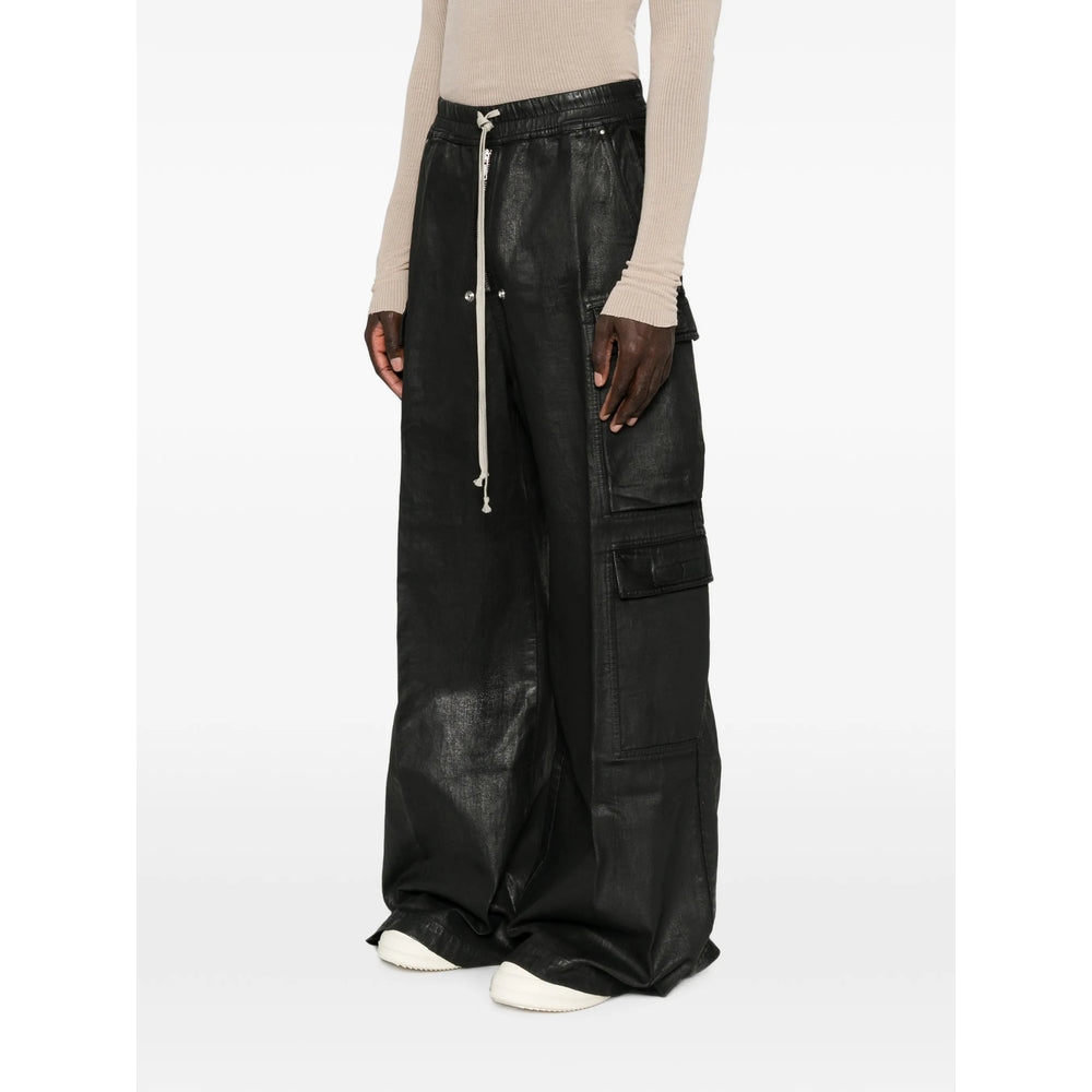 Rick Owens Drkshdw Black Denim - Wide-Leg Jeans Men RICK OWENS