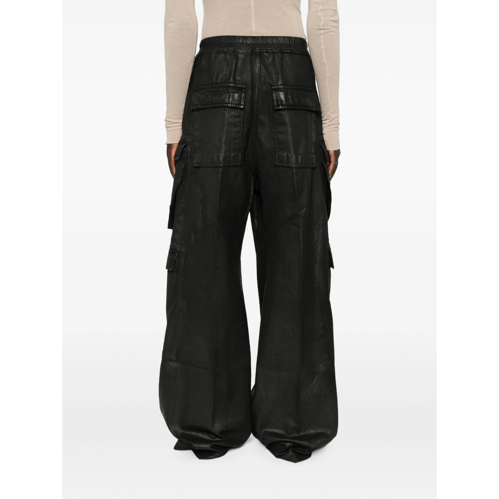 Rick Owens Drkshdw Black Denim - Wide-Leg Jeans Men RICK OWENS