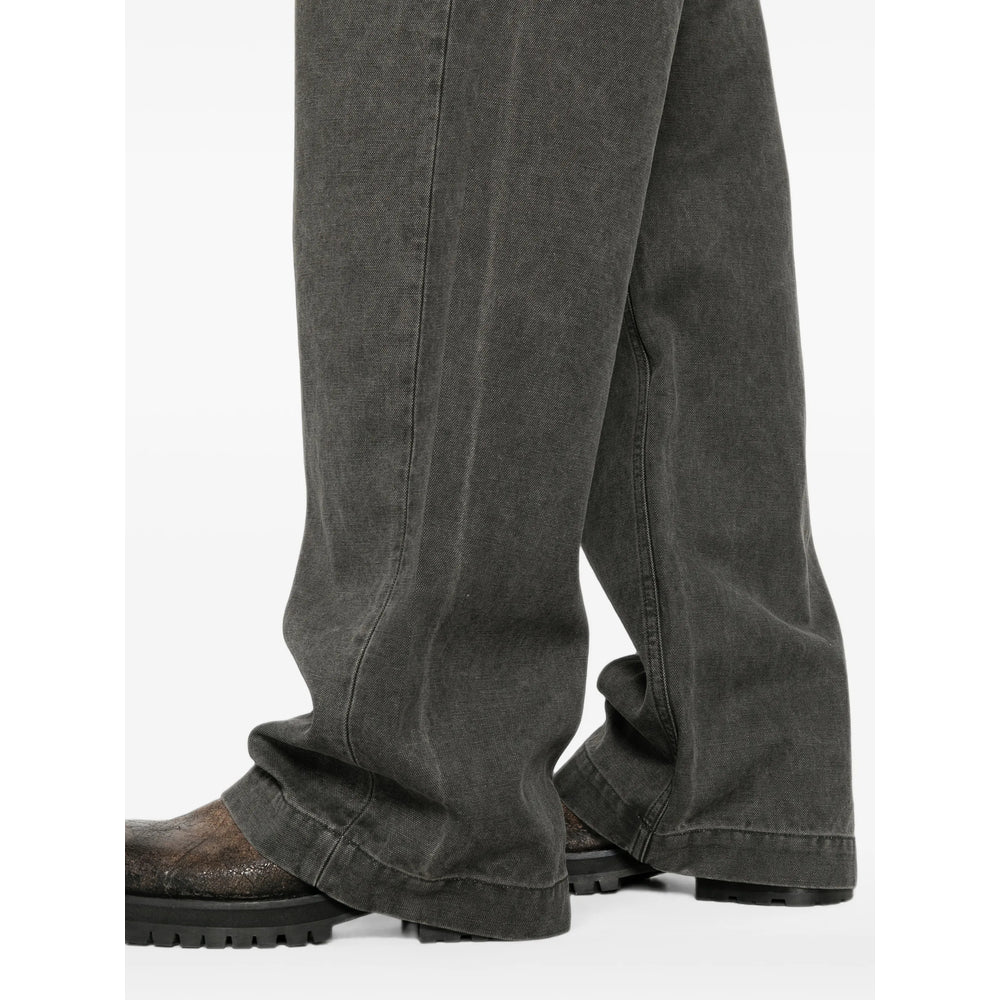 Rick Owens Drkshdw Grey Denim - Wide-Leg Jeans Men RICK OWENS