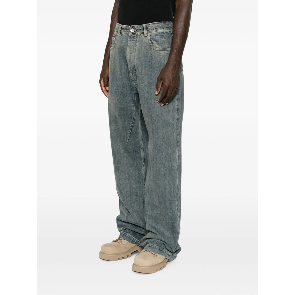 Rick Owens Drkshdw Blue Denim - Wide-Leg Jeans Men RICK OWENS
