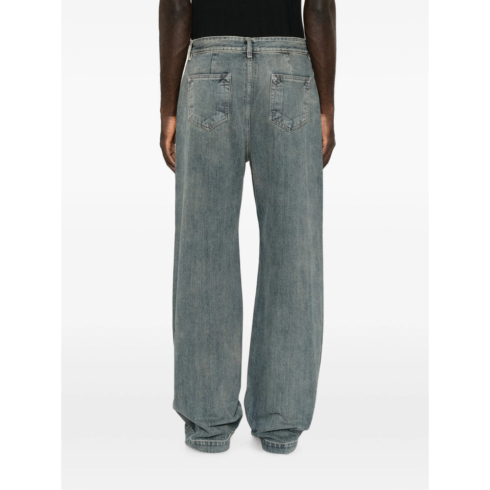 Rick Owens Drkshdw Blue Denim - Wide-Leg Jeans Men RICK OWENS
