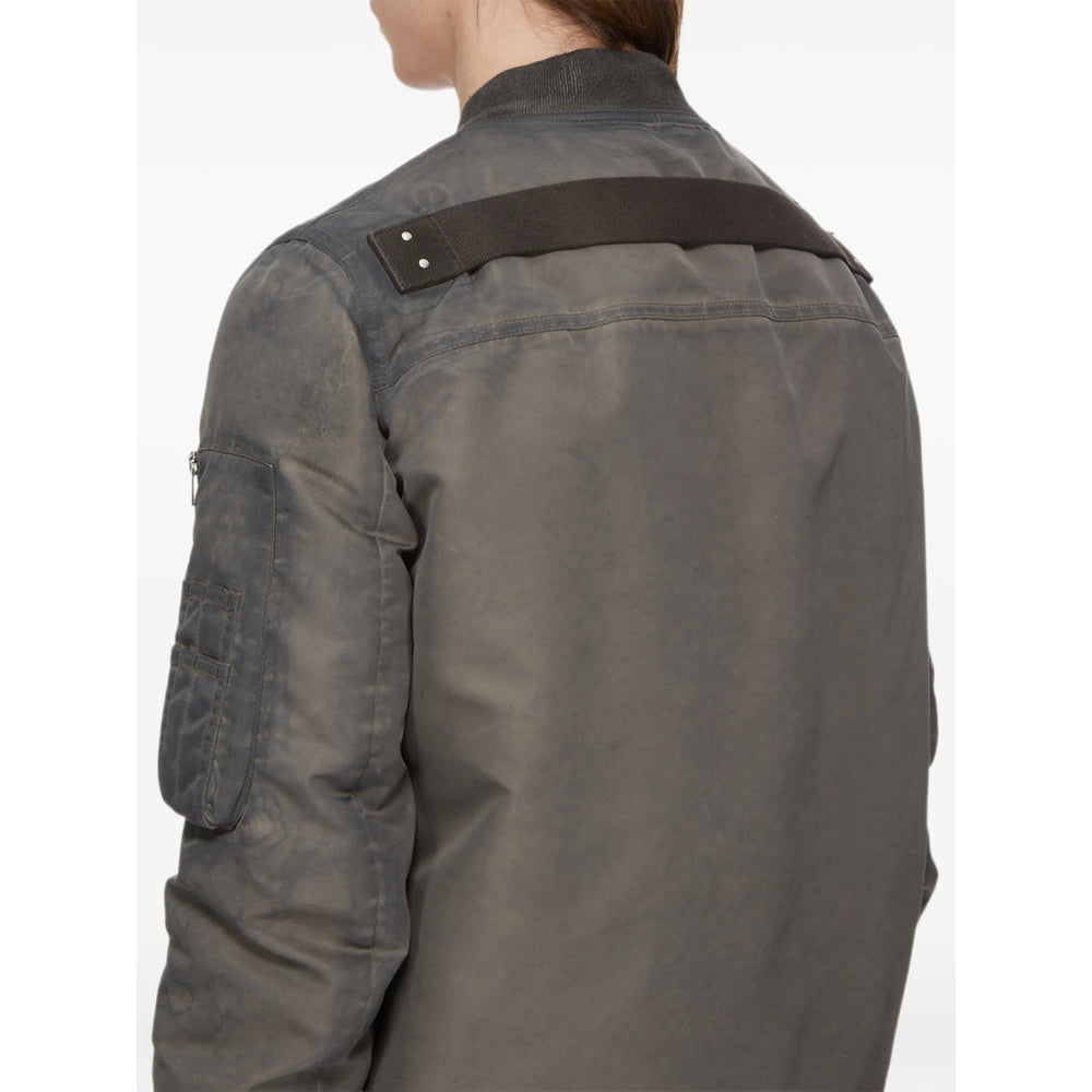 Rick Owens Drkshdw Grey Jackets - Bomber Jackets Men RICK OWENS