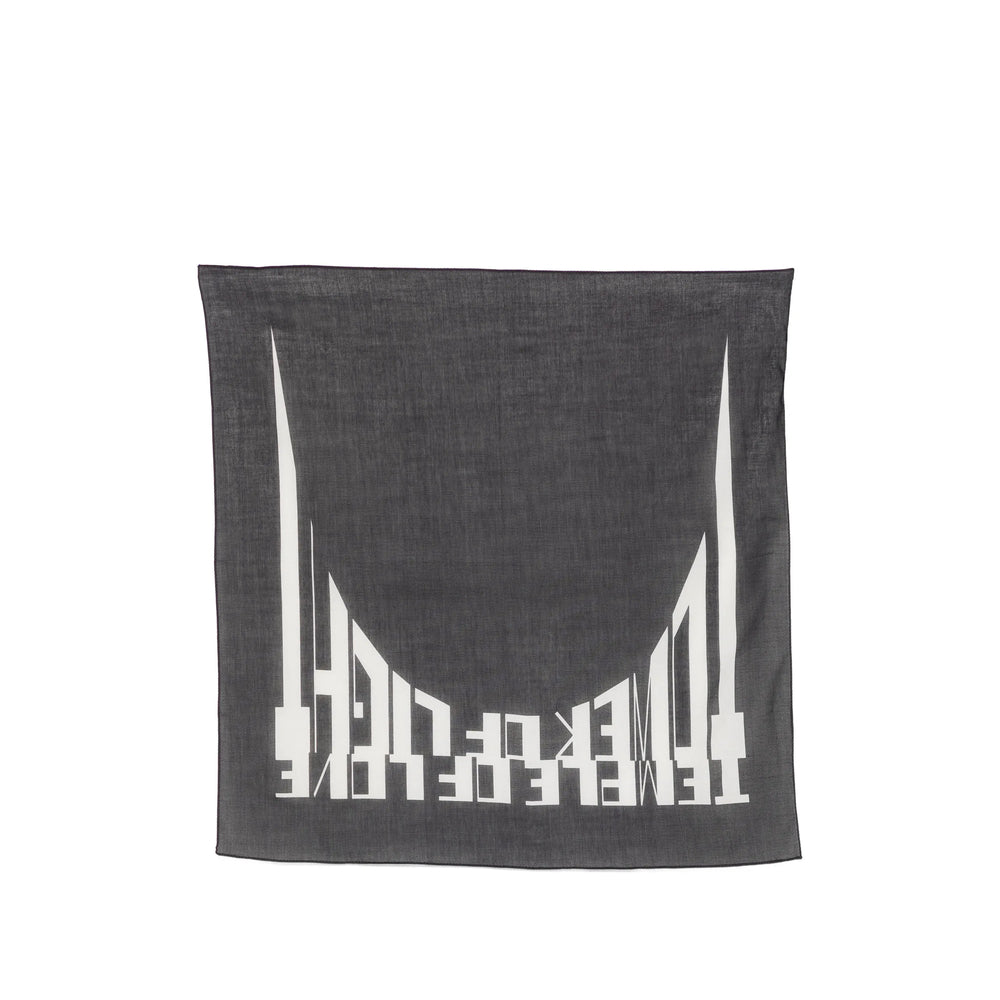 Rick Owens Drkshdw Black Scarves Men RICK OWENS