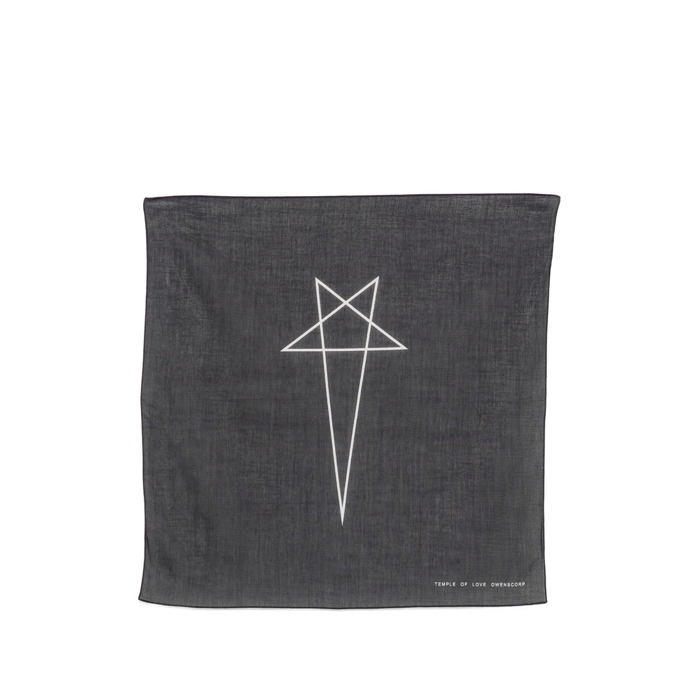 Rick Owens Drkshdw Black Scarves Men RICK OWENS
