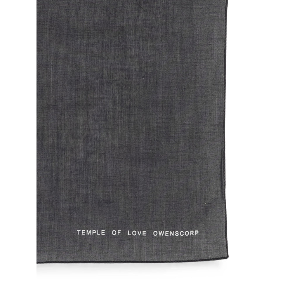 Rick Owens Drkshdw Black Scarves Men RICK OWENS