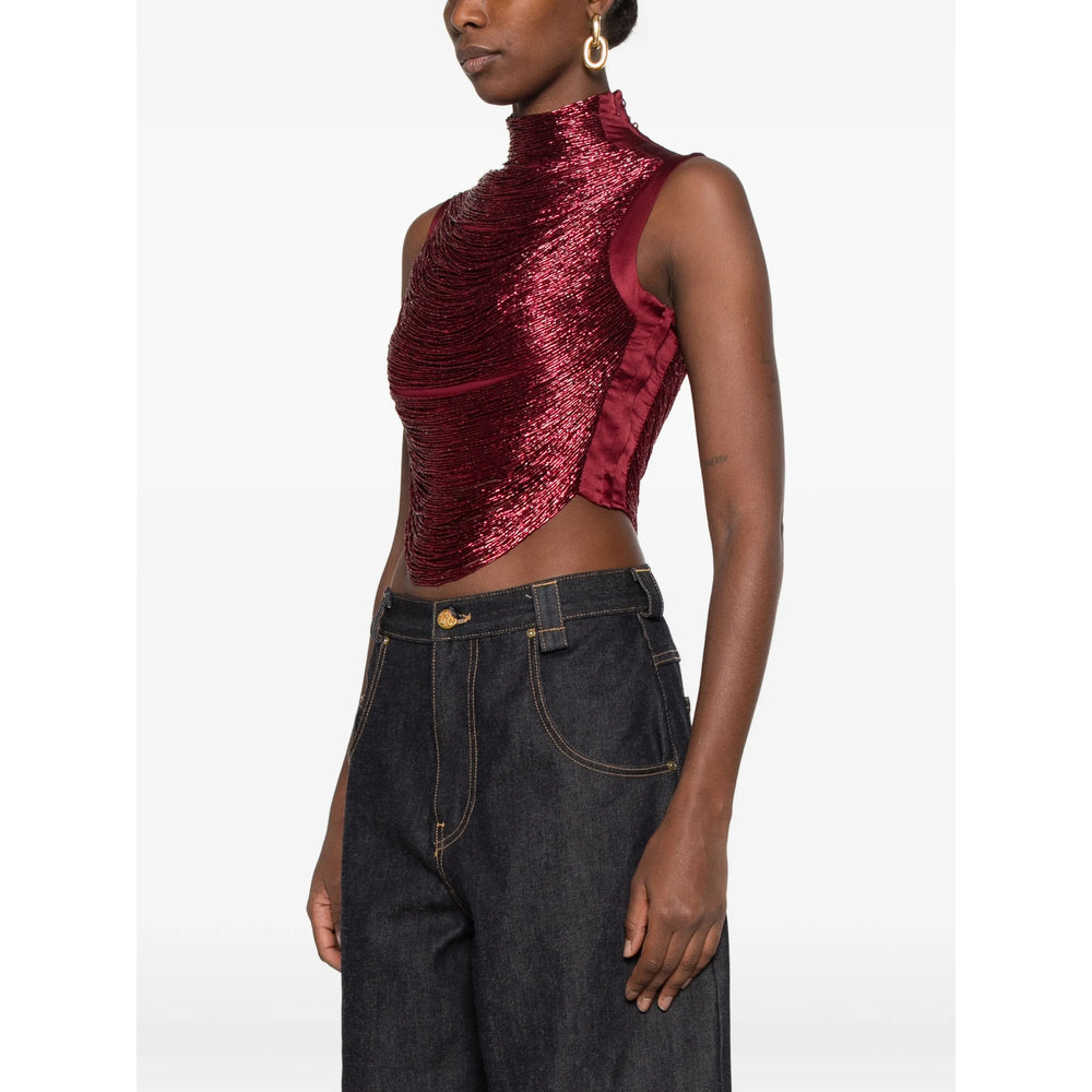 Cult Gaia Red Tops - Vests & Tank Tops Women CULT GAIA