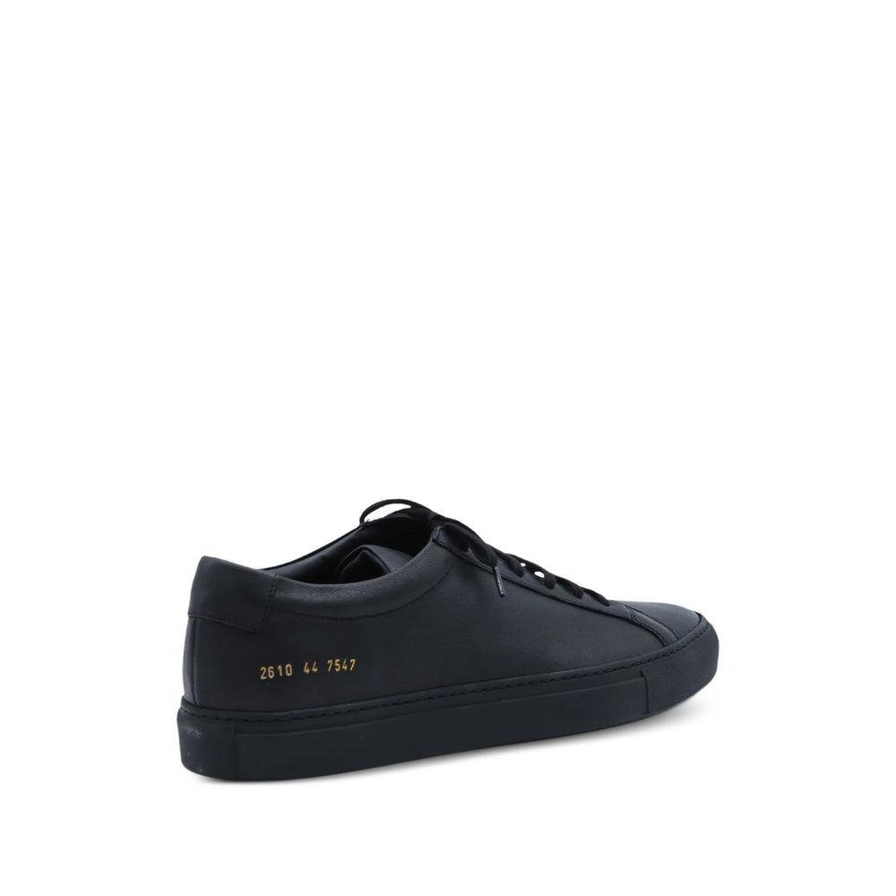 Common Projects Black Trainers - Low-Tops Men COMMON PROJECTS