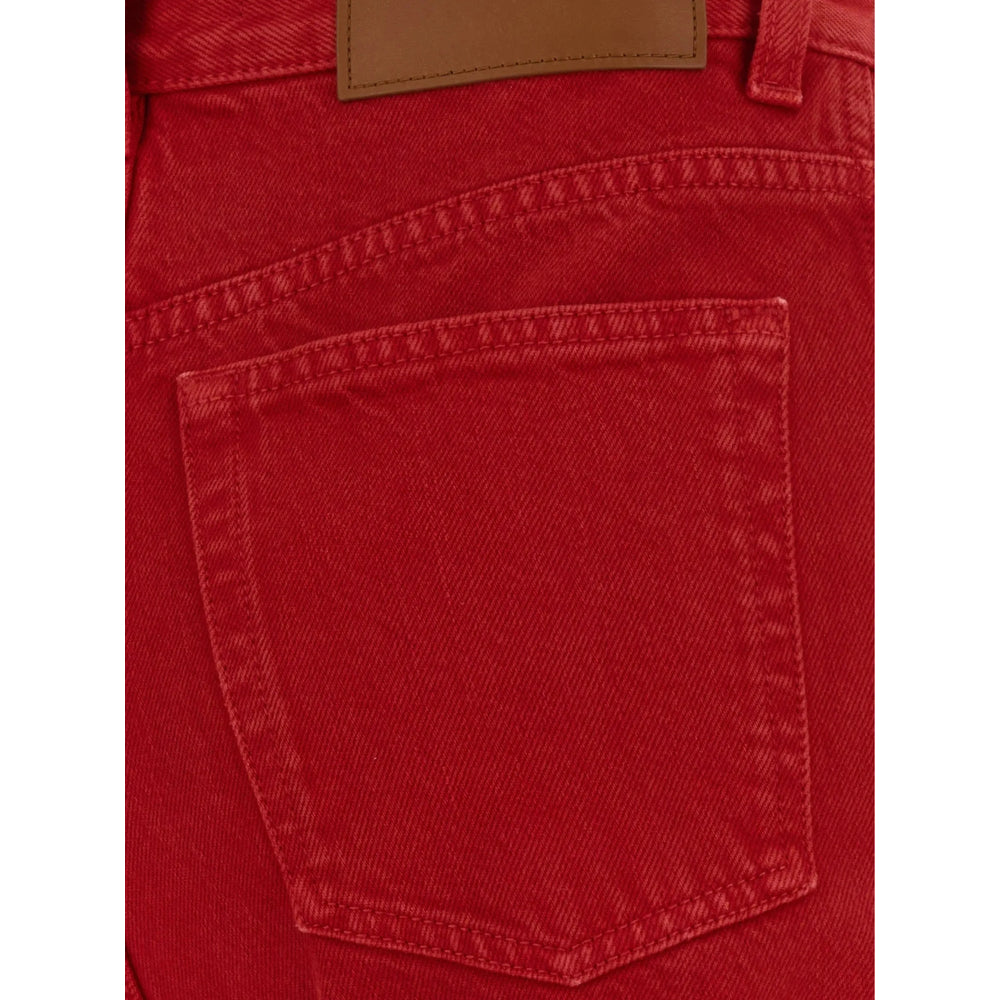 Chloé Red Trousers - Slim-Fit Trousers Women CHLOE