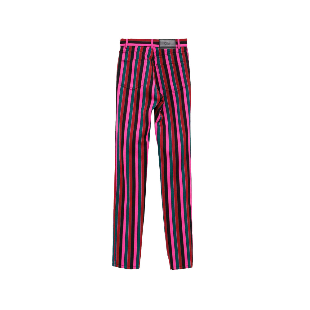 Chloé Pink Trousers - Straight Trousers Women CHLOE