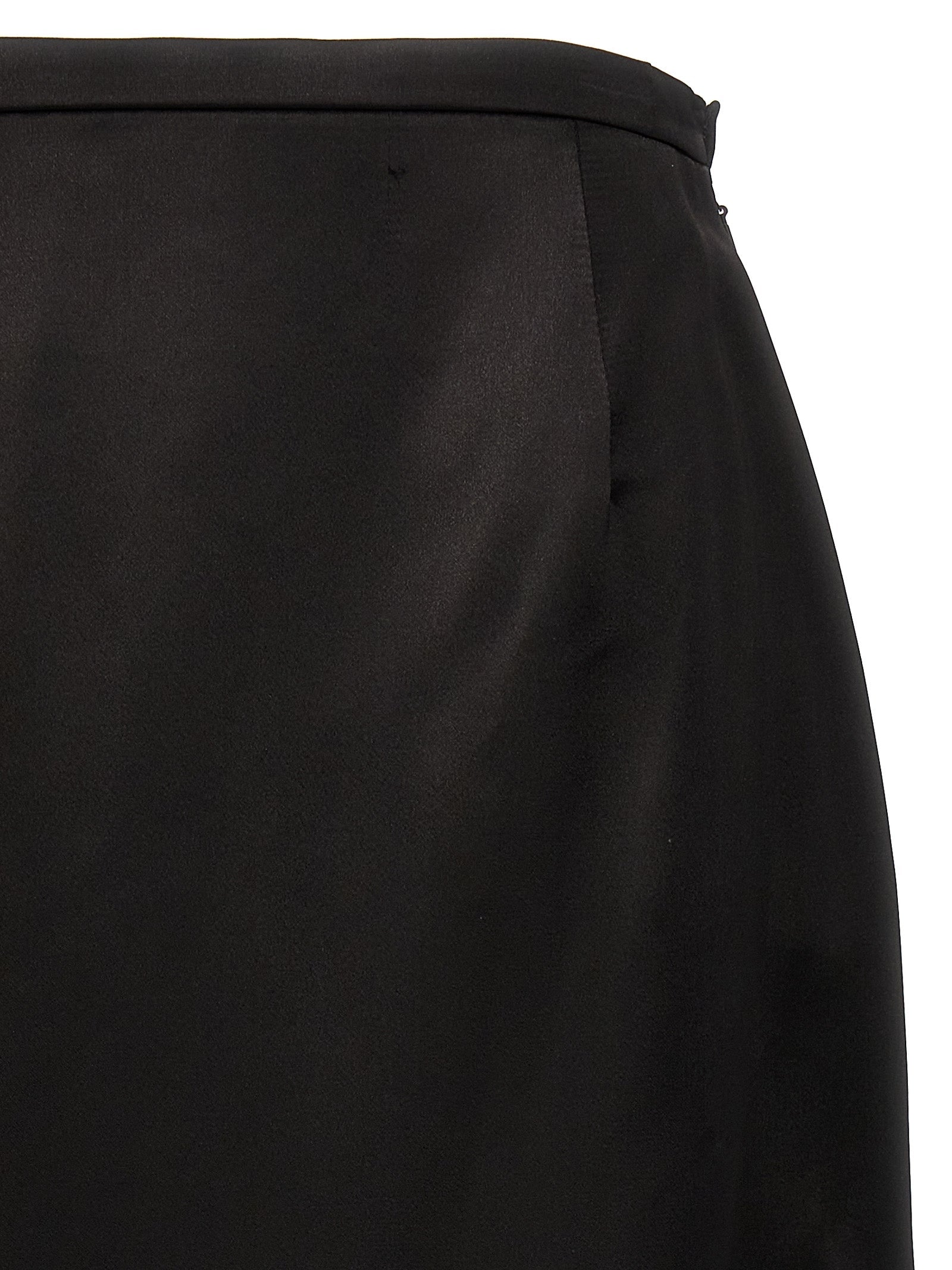 Saint Laurent Women Satin Skirt SAINT LAURENT