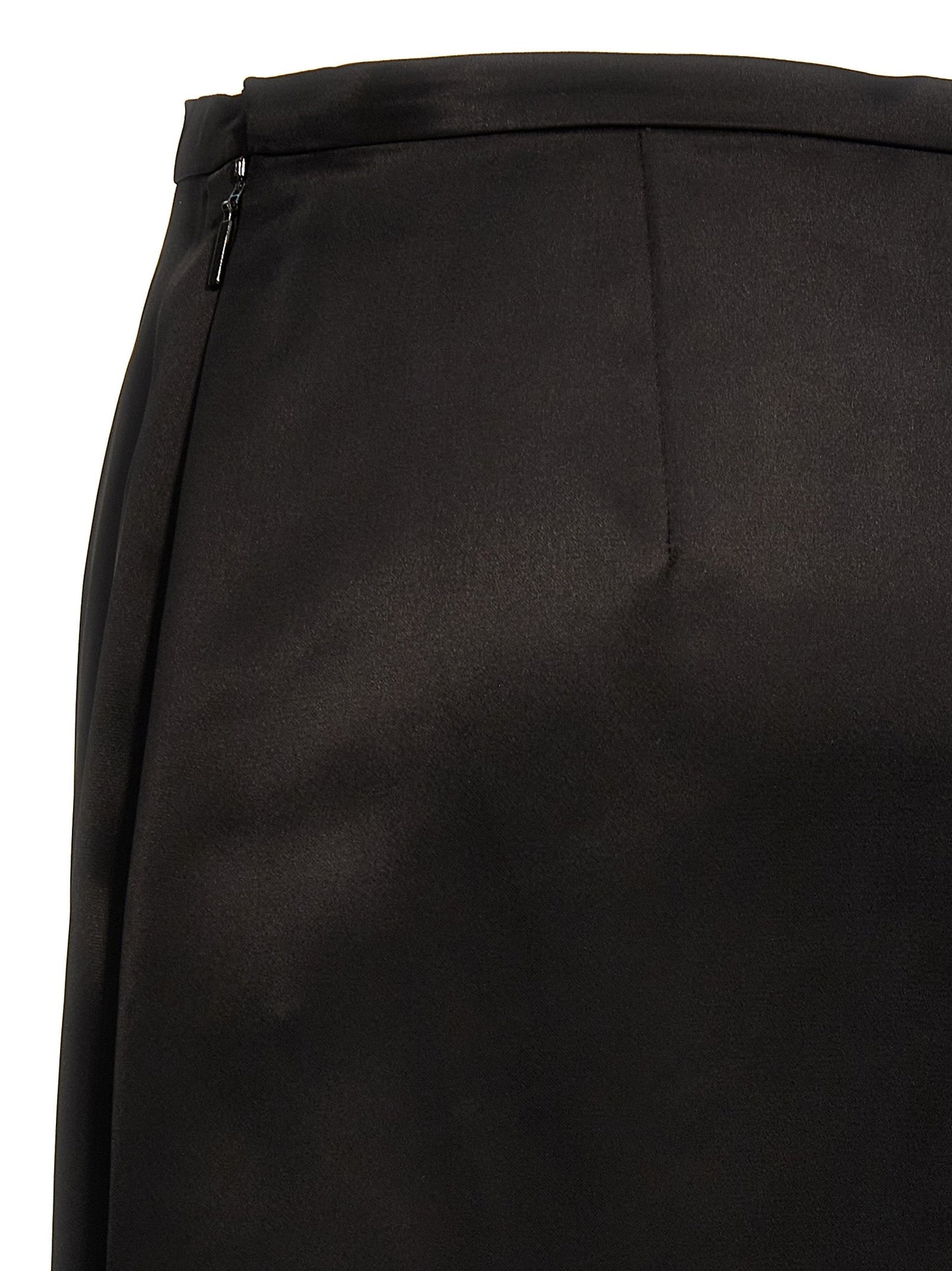 Saint Laurent Women Satin Skirt SAINT LAURENT