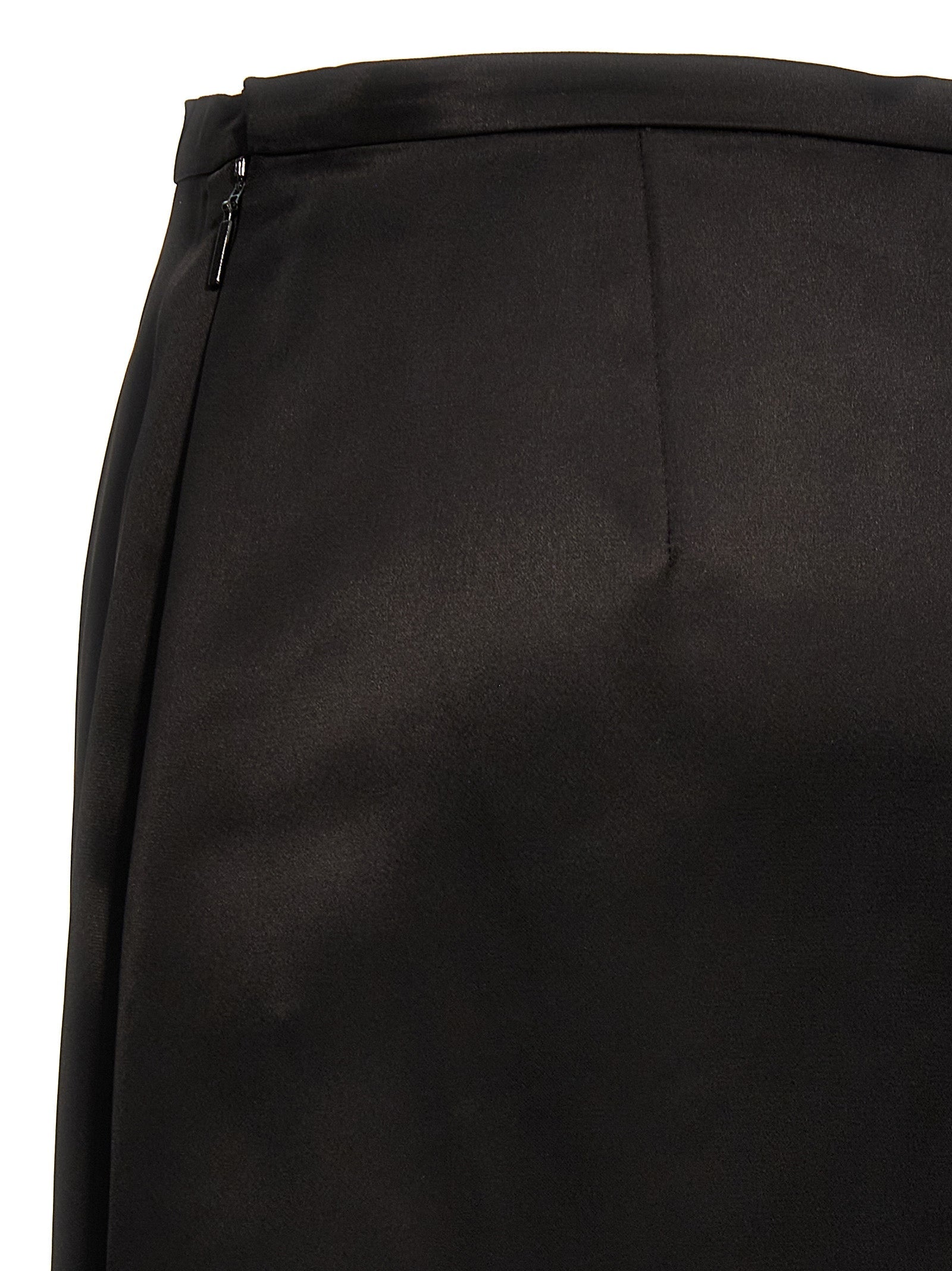 Saint Laurent Women Satin Skirt SAINT LAURENT
